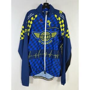 Pactimo Men's 3XL Blue Full-Zip Cycling Jersey Long Sleeve